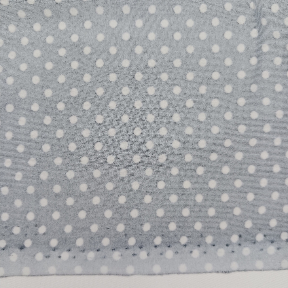 Black & White Polka Dot Print Spandex Fabric. - Picture 5 of 5